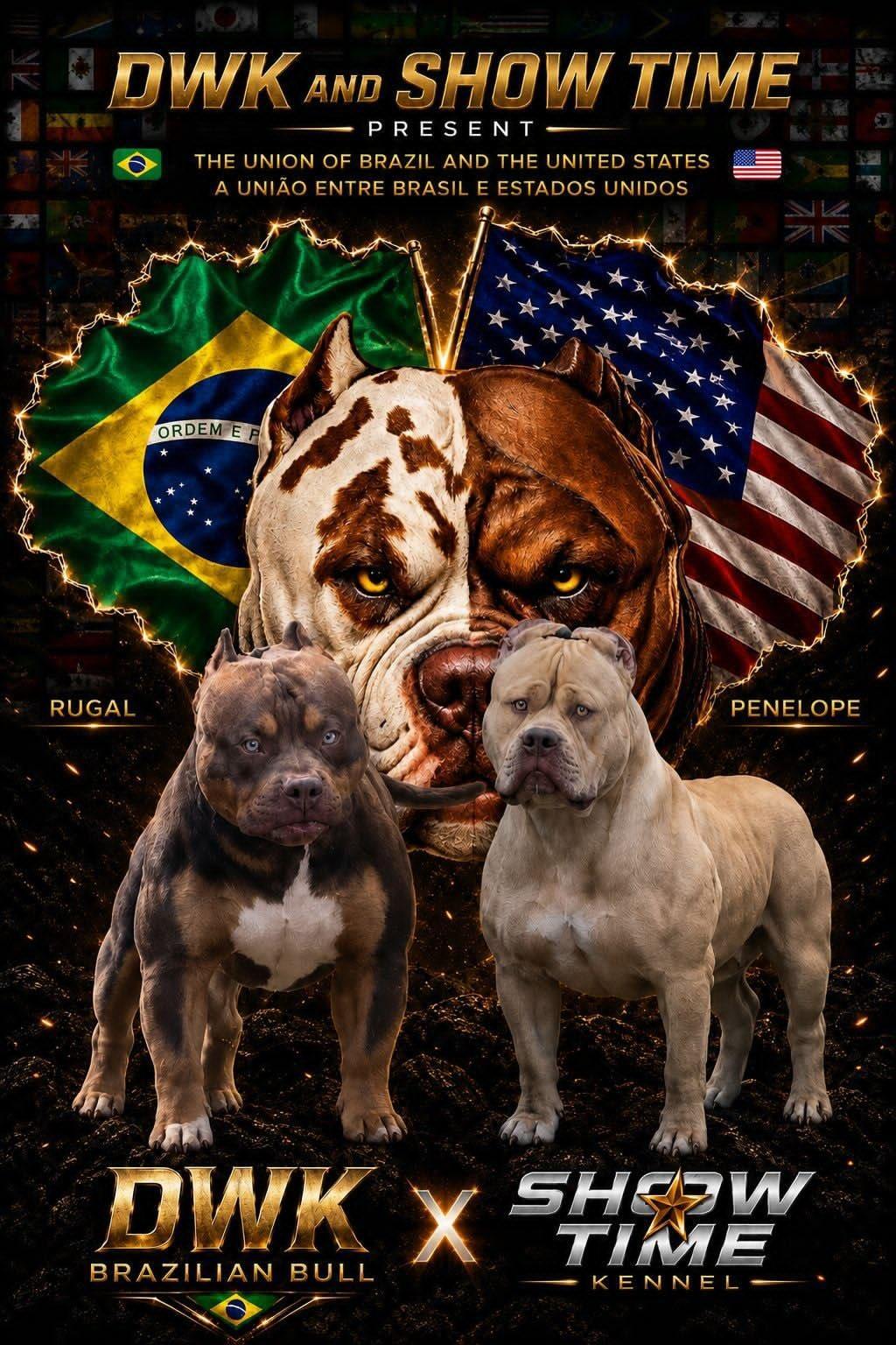 XL American Bully litter announcement from Showtime Bullies featuring Bully and Precious, showcasing upcoming puppies for sale with champion bloodlines