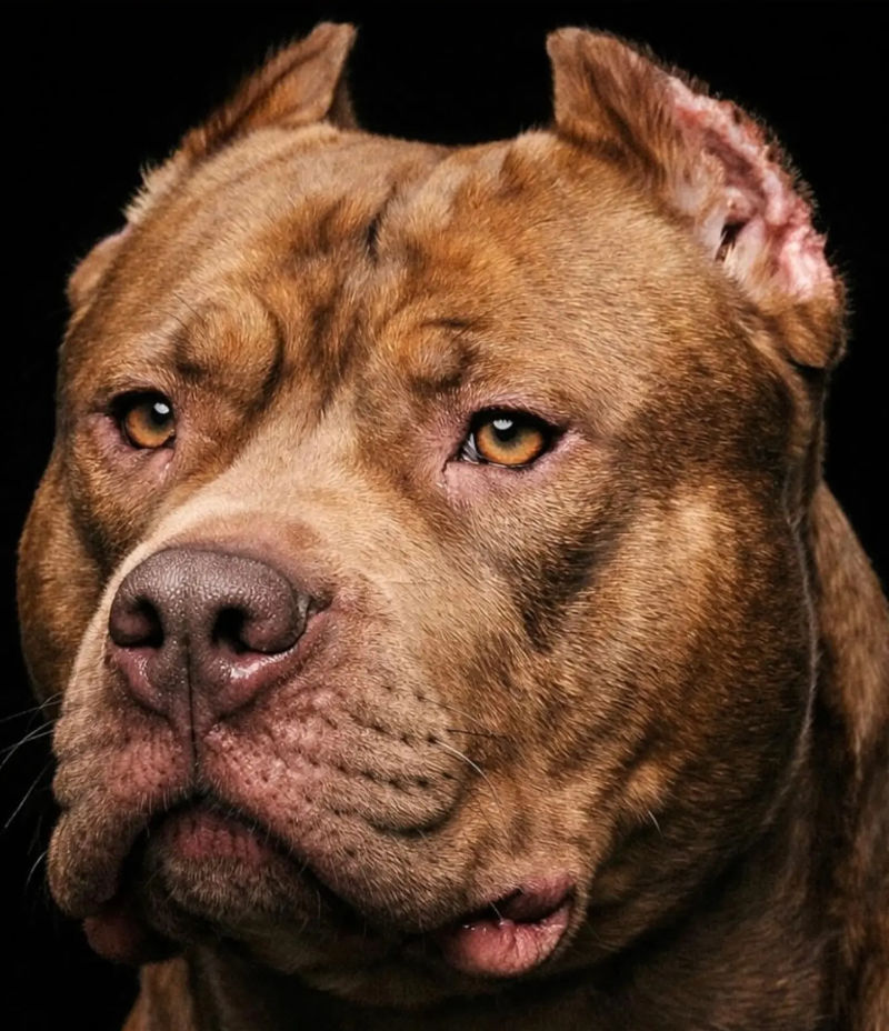 Imported Brazilian Pit Monster male with extreme head size and thick muscular build