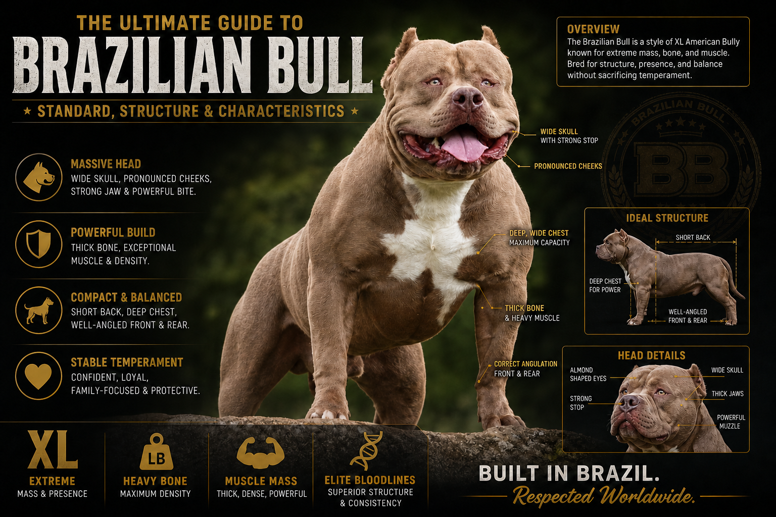 What Is a Brazilian Bull? The New Wave of Extreme XL American Bullies