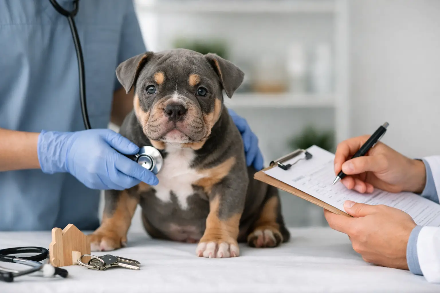 What a Bully Puppy Health Guarantee Should Cover